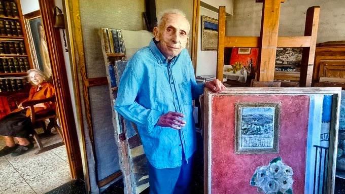 Muere Luis Torras, el pintor más viejo del mundo, a los 111 años