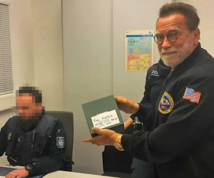 Detienen al actor Arnold Schwarzenegger en la aduana de Múnich