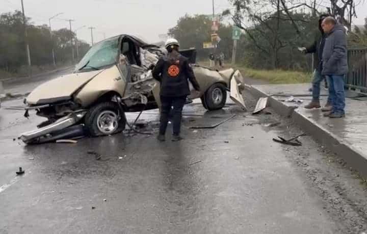 Muere conductor tras estrellamiento en Guadalupe