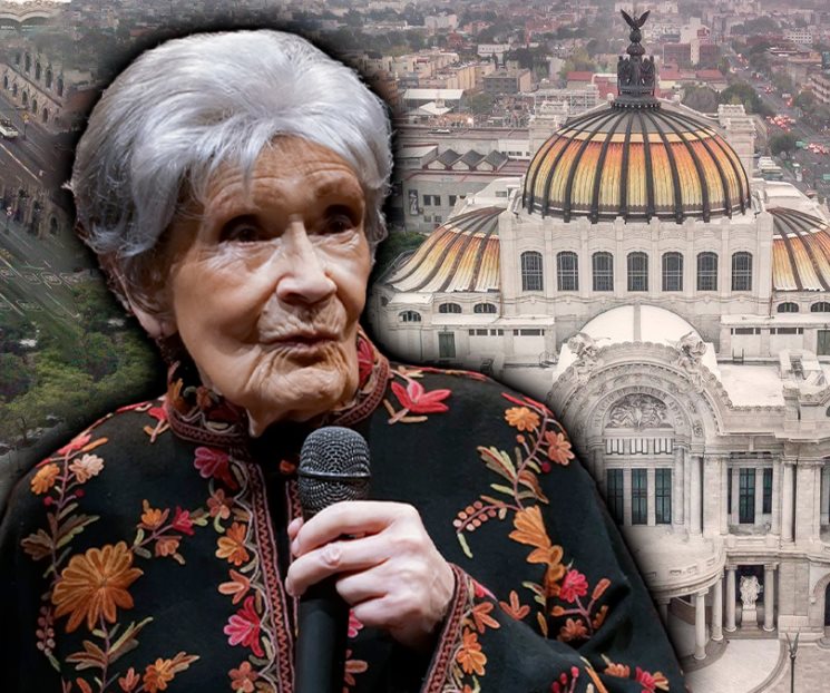 Homenajean a Ana Ofelia Munguía en Bellas Artes