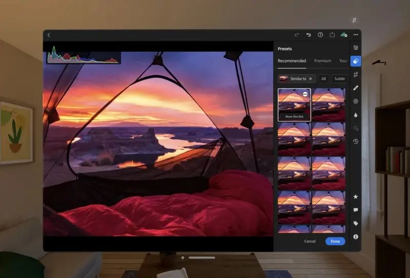 Adobe lleva la IA de Firefly a las Apple Vision Pro