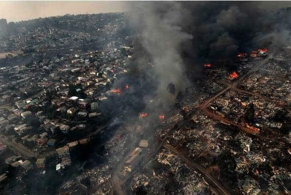México ofrece ayuda a Chile ante devastadores incendios