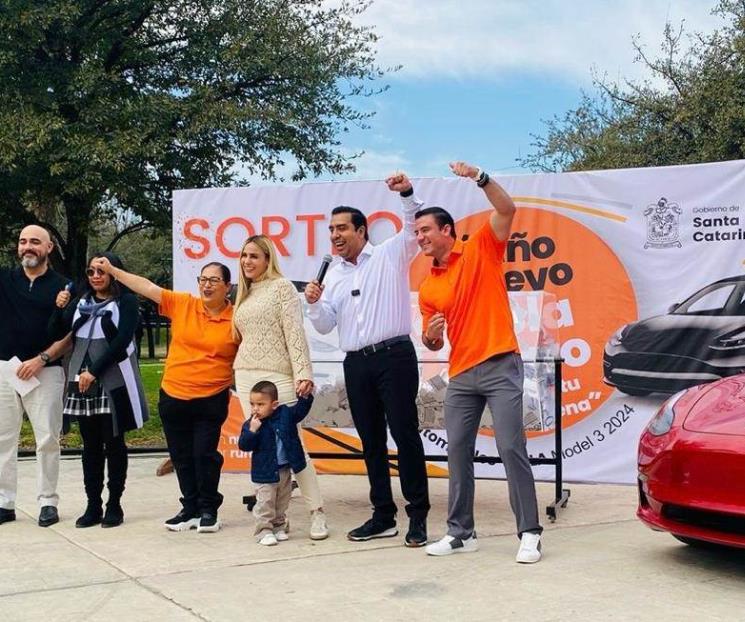 Anuncia Nava a ganadores de dos Tesla en Santa Catarina