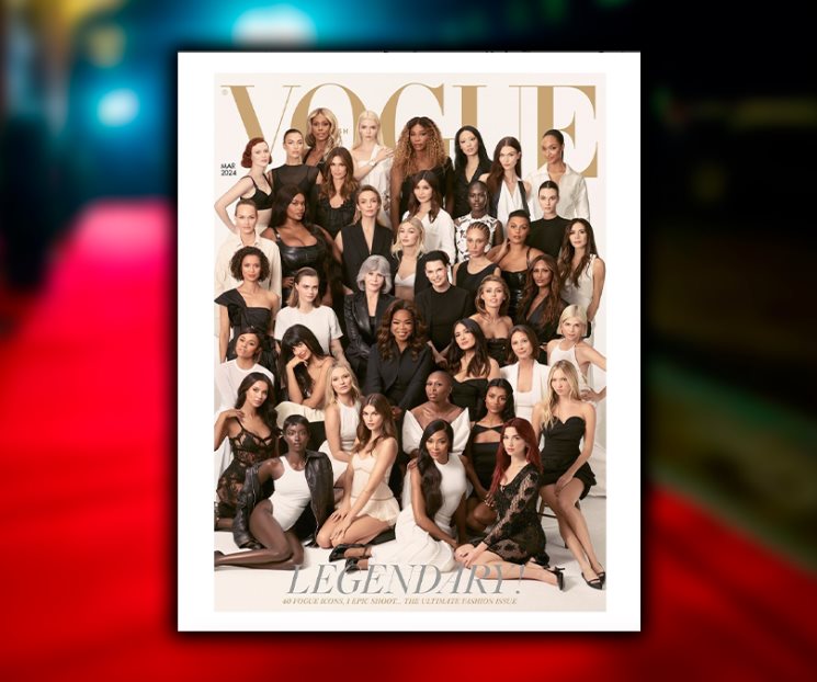 Conoce a las 40 mujeres que aparecen en la portada de Vogue