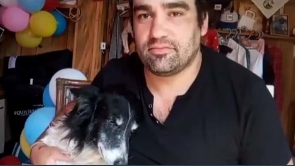 Argentino conmueve con la celebración de cumpleaños de su perro