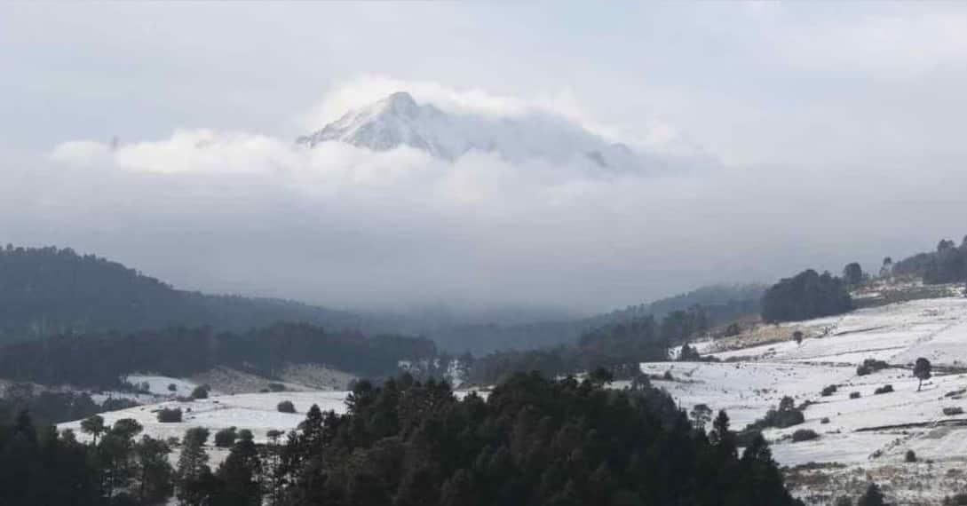 Cierran acceso al Nevado de Toluca por bajas temperaturas