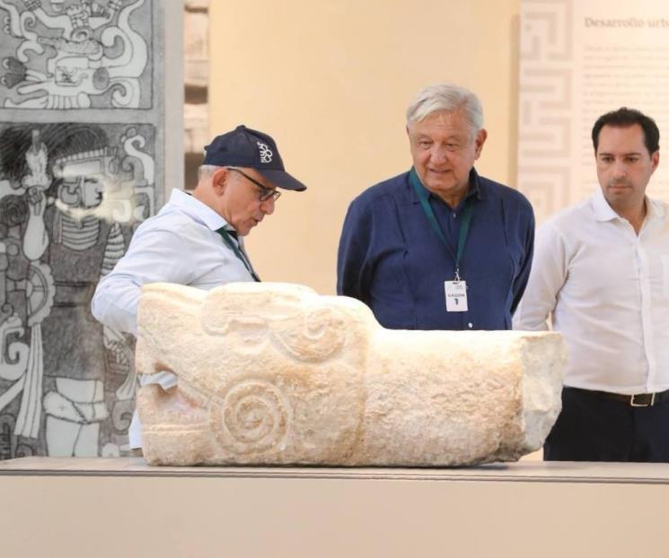 Inaugura López Obrador el Museo de Chichén Itzá