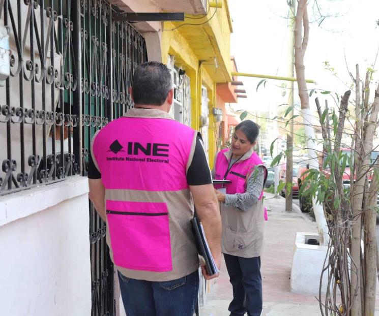 Visita INE 486 mil 528 casas en busca de funcionarios de casilla