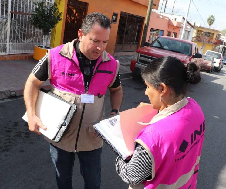 Visita INE más de 480 mil domicilios en Nuevo León