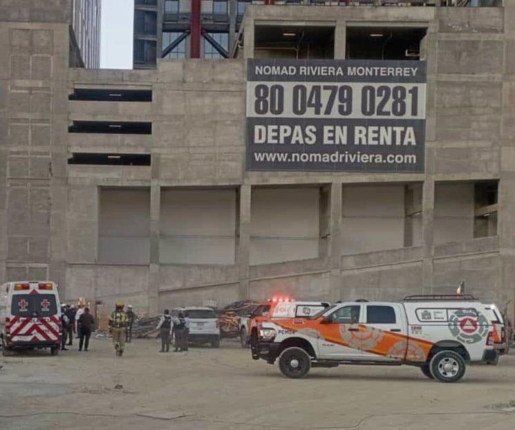 Muere hombre tras caer de 30 metros de altura, en Monterrey