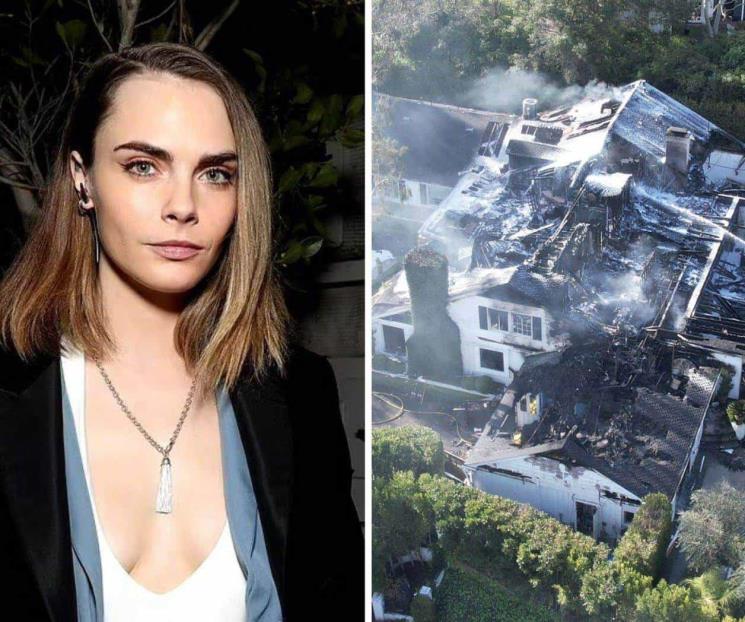 Se incendia la casa de la modelo Cara Delevingne en Los Ángeles