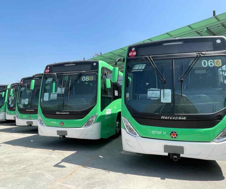 Incorporan 21 camiones eléctricos a línea TransMetro Expo-P. Livas