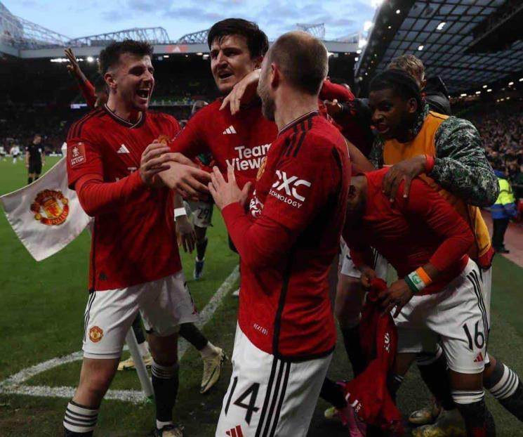 Manchester United vence a Liverpool y avanza a semifinales de FA Cup