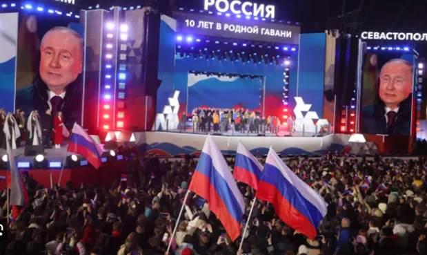 Putin conmemora el aniversario de la anexión de Crimea
