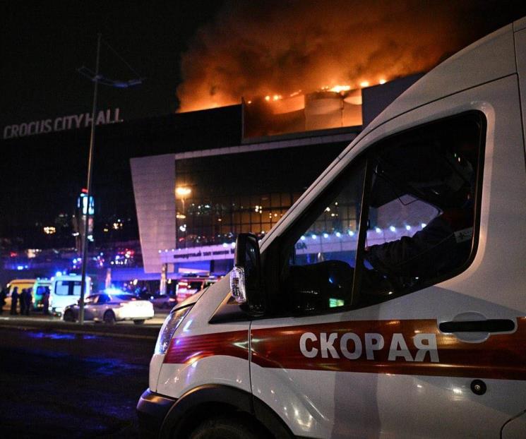 Ataque al Crocus City Hall de Rusia deja 40 fallecidos