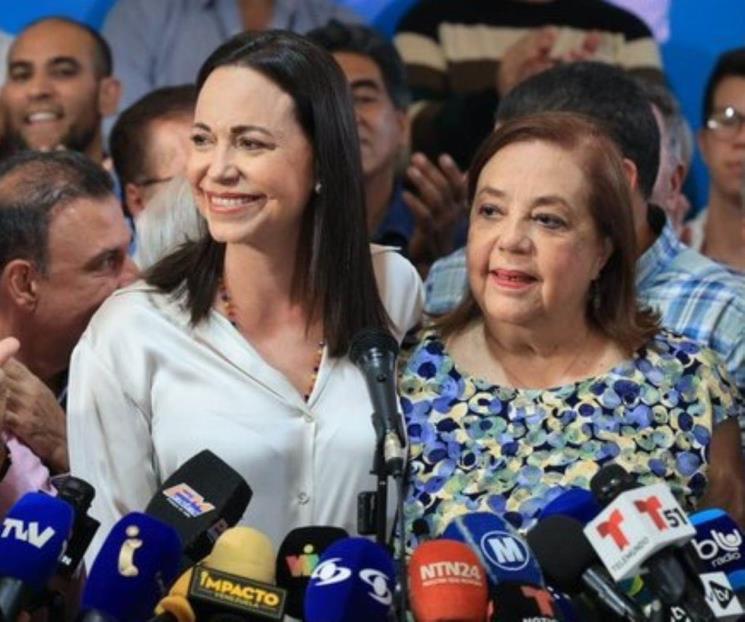 Nombra opositora venezolana a sustituta para buscar presidencia