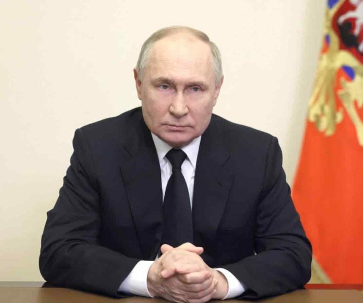 Señala Putin que autores del atentado en Moscú huían a Ucrania