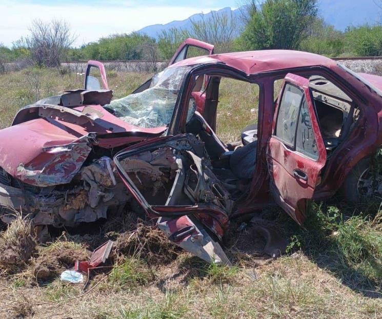 Deja choque entre dos autos siete heridos en Villaldama