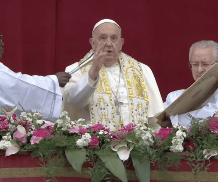 Pide Papa por la paz en el mundo durante misa de Pascua