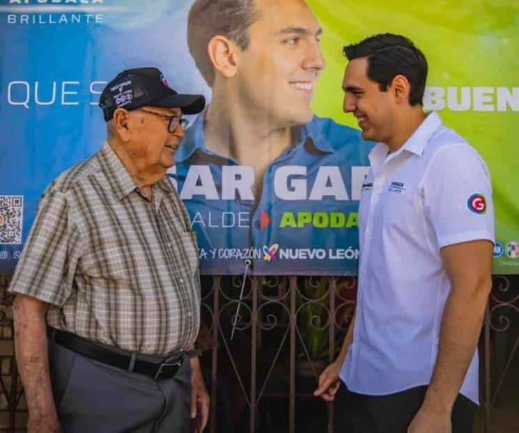 Arranca César Garza Arredondo campaña con acto simbólico en Apodaca