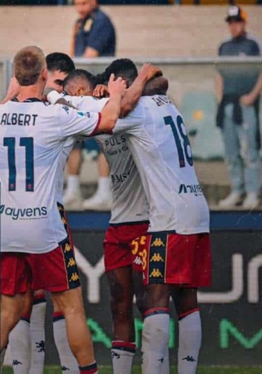 Gana el Genoa de Johan Vázquez en la Serie A de Italia