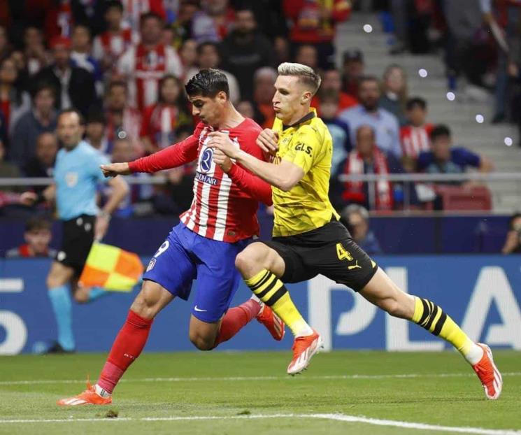 Gana Atlético de Madrid al Borussia Dortmund en UCL