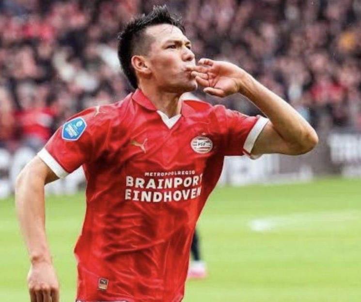 Anota ´Chucky´ Lozano y el PSV está cerca de ser campeón en Holanda