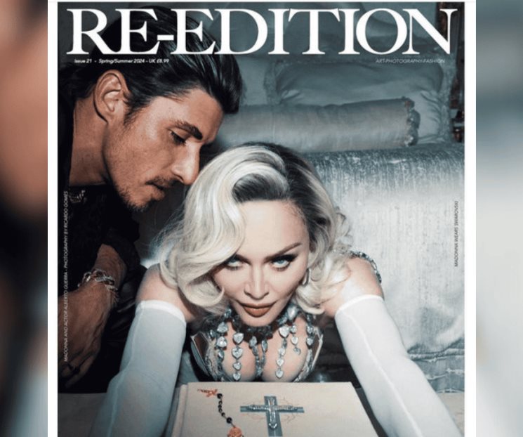 Posan Madonna y Alberto Guerra para portada de revista