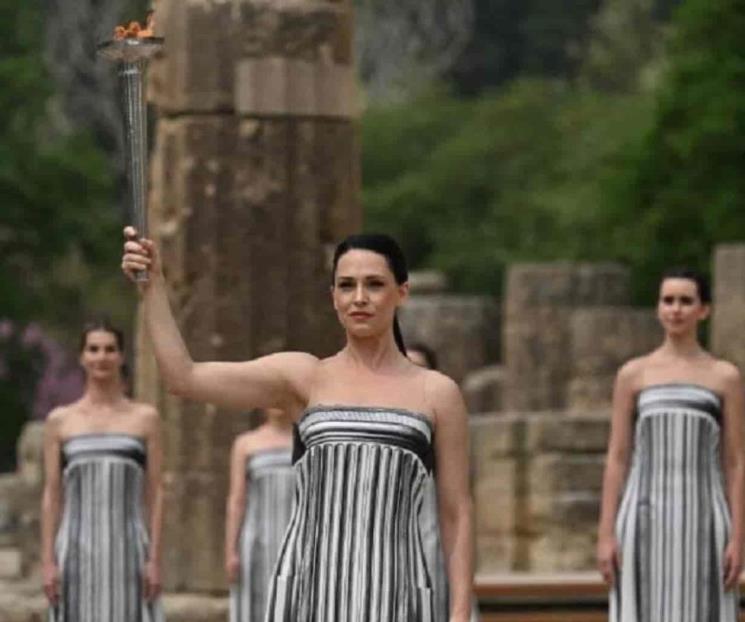 Encienden llama en Grecia a 101 días de los Juegos Olímpicos