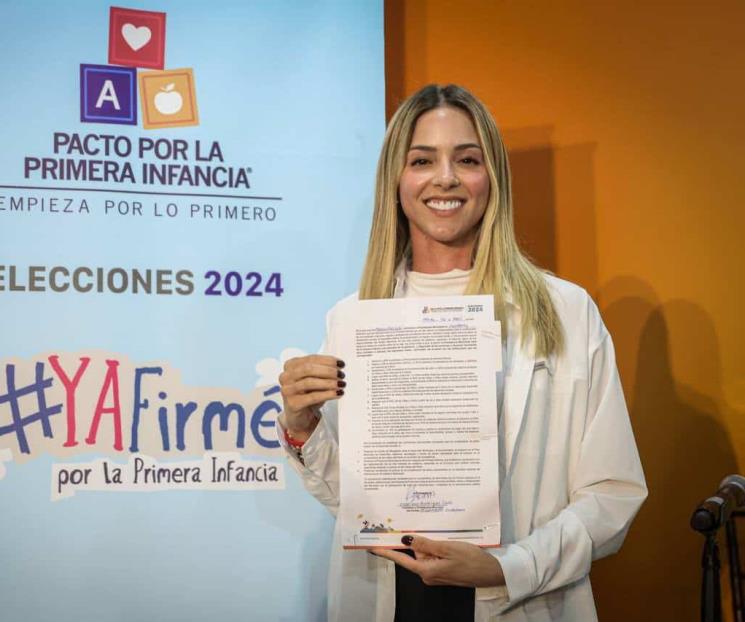 Firma Mariana Pacto por la Primera Infancia