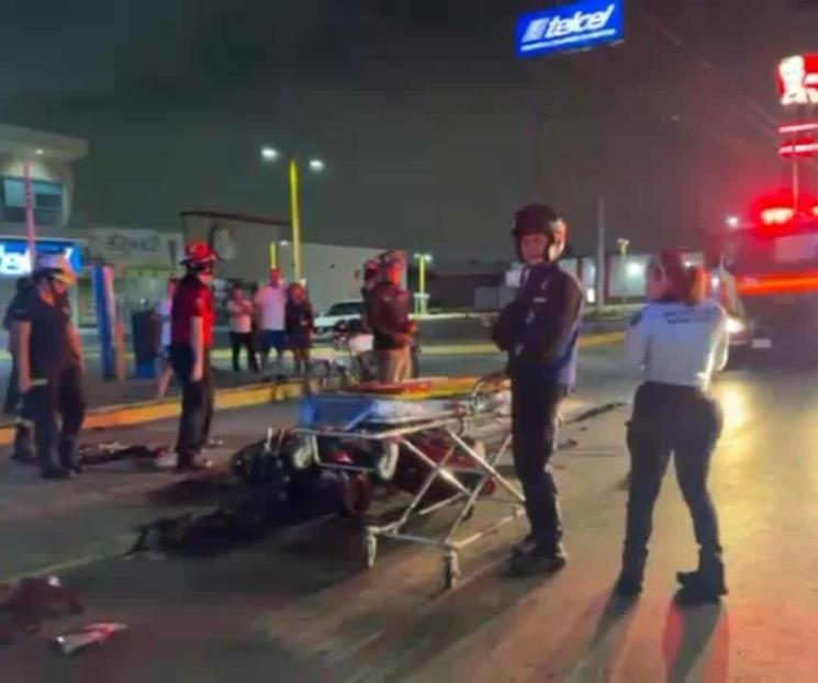 Muere motociclista tras choque al norte de Monterrey