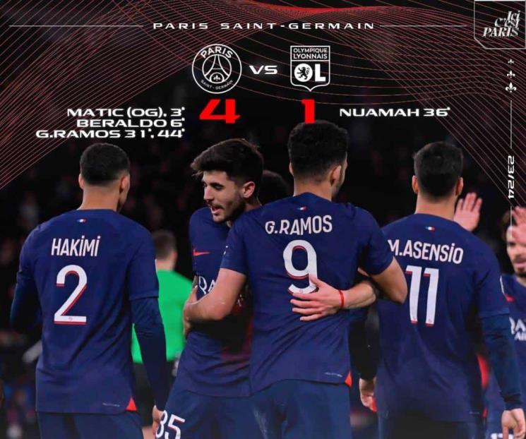 París Saint Germain gana y se acercan al título en Francia