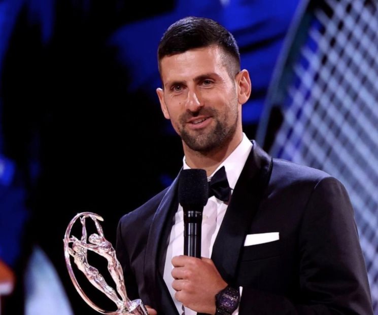 Novak Djokovic triunfa sobre Messi y gana el deportista del año