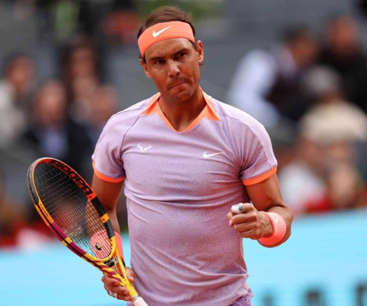 Avanza Rafael Nadal de ronda en el Mutua Madrid Open