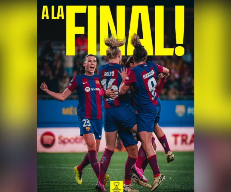 Avanza el Barcelona a la final de la Champions Femenil