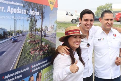 Ofrecen ampliar carretera Apodaca-Juárez
