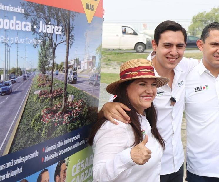 Ofrecen ampliar carretera Apodaca-Juárez