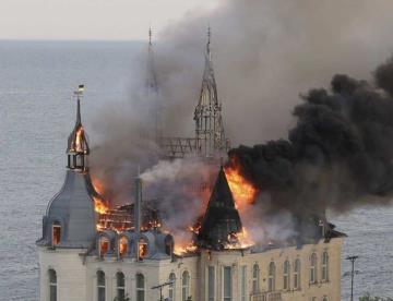 Ataque de misil al Castillo de Harry Potter deja 5 muertos en Odesa
