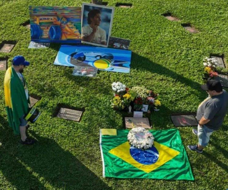 Le rinden tributo a Ayrton Senna en Italia y Brasil