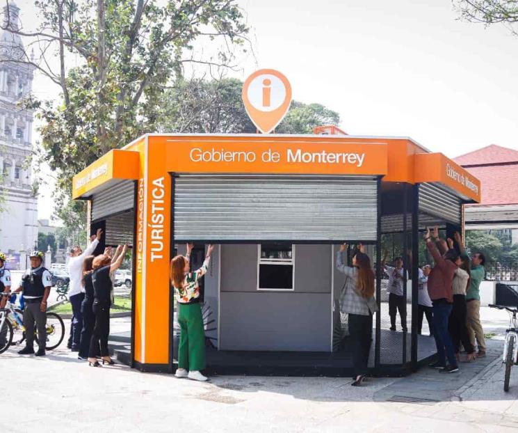 Instala Monterrey un módulo de información turística