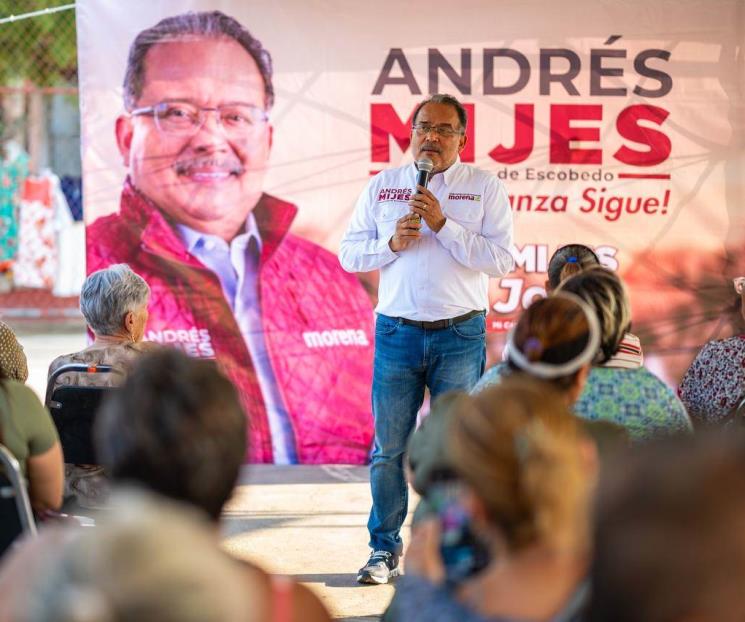 Presume Andrés Mijes ser puntero en encuestas