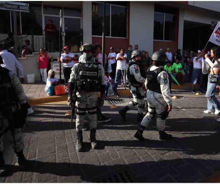 Realiza Sheinbaum mitin en Guanajuato dispositivo de seguridad