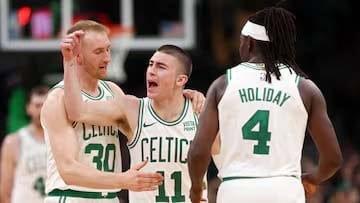 Pegan Celtics y Knicks en semis de conferencia