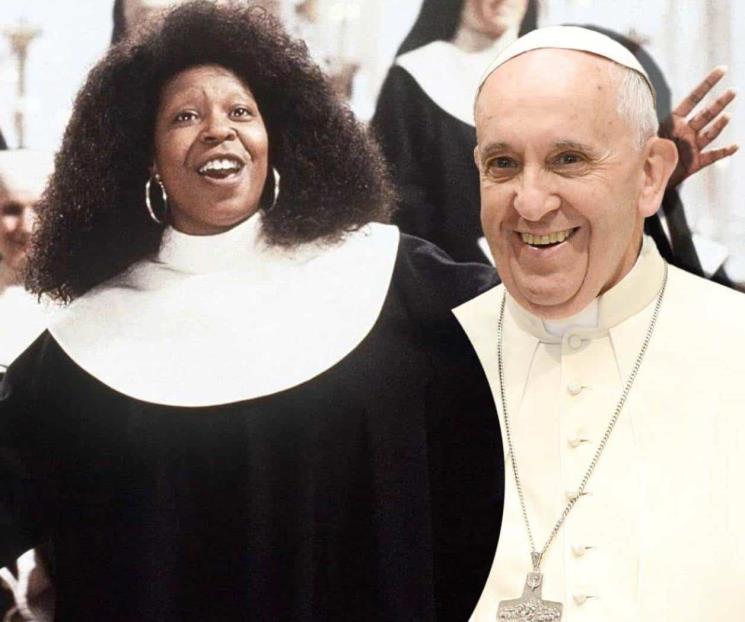 Invita Whoopi Goldberg al Papa Francisco para un cameo en Sister Act