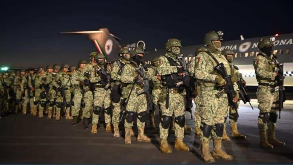 Llegan a Zacatecas mil militares de Fuerzas Especiales