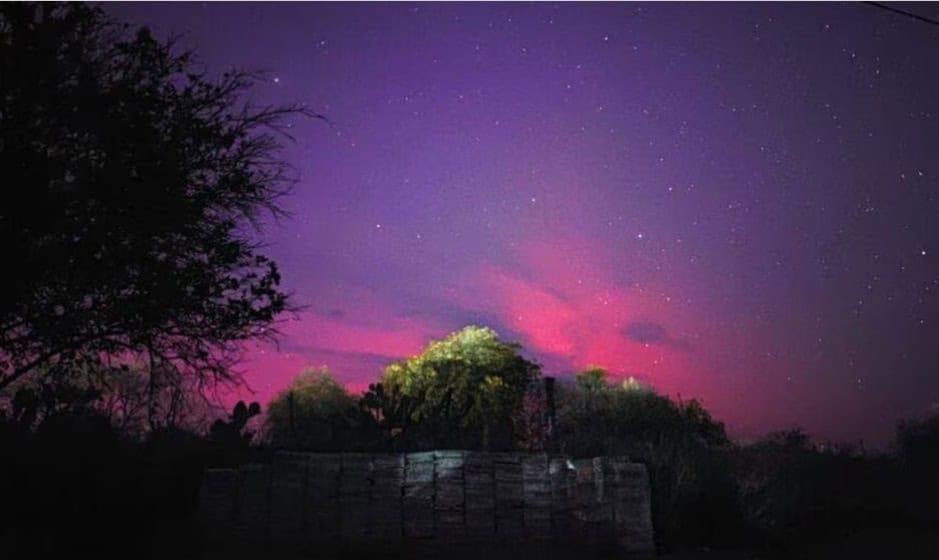Auroras boreales invaden los cielos de México