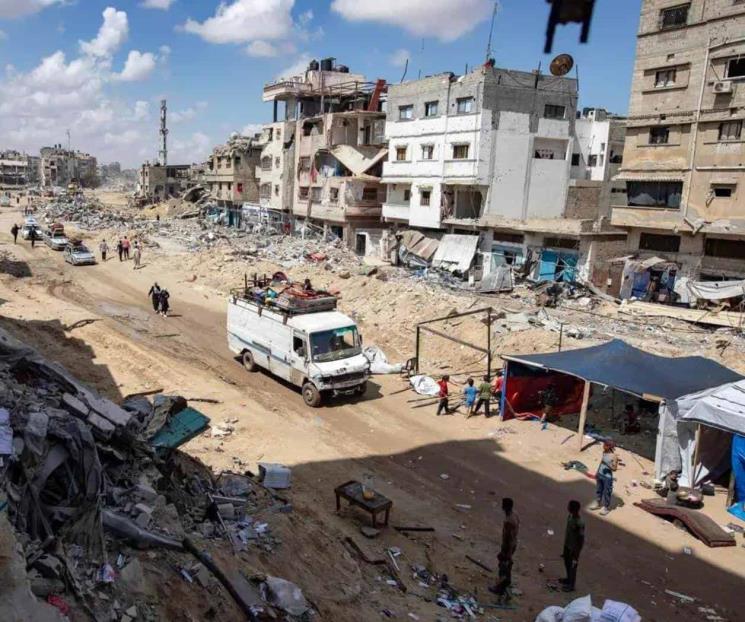 Continúa Israel desplazando palestinos al sur de Rafah