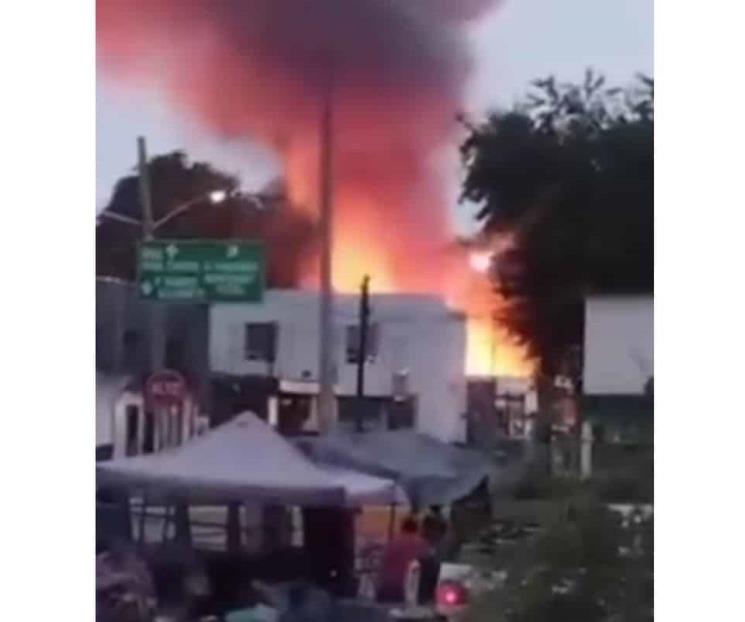 Se incendia casa en Cadereyta Jiménez