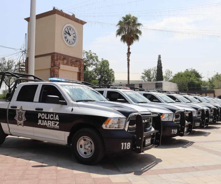 Tiene Juárez 10 nuevas unidades policiacas