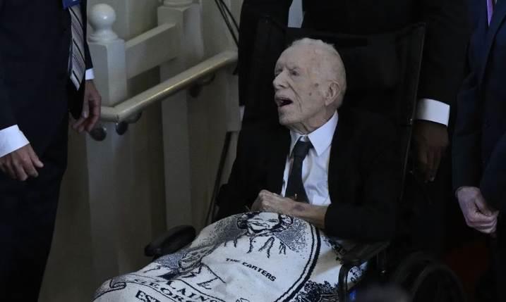 Nieto de Jimmy Carter dice que su abuelo se acerca al final